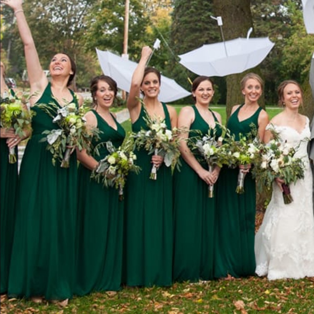 Juniper David’s Bridal bridesmaid dress